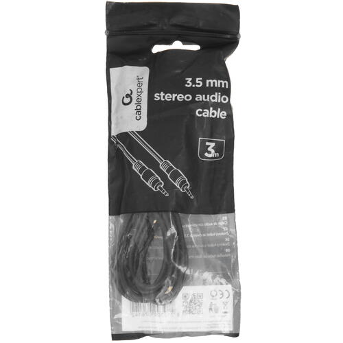 Купить Кабель   Cablexpert 3.5 mm jack - 3.5 mm jack черный  5452315. Характеристики, отзывы и цены в Донецке