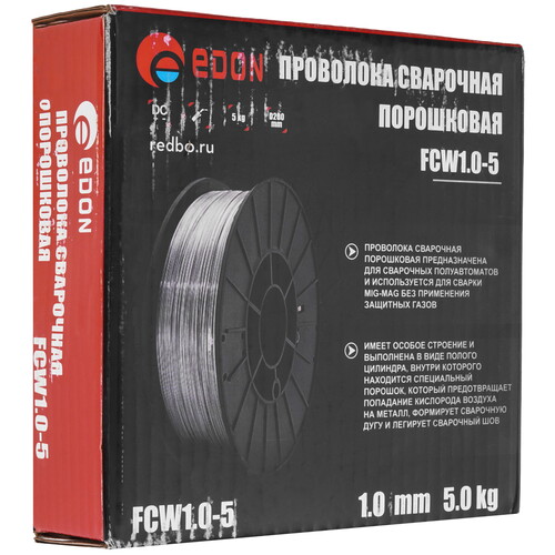 Купить Сварочная проволока Edon FCW1.0-5  5625359. Характеристики, отзывы и цены в Донецке