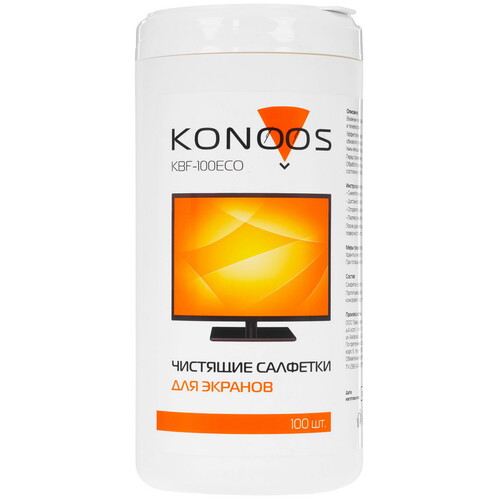 Купить Салфетки Konoos KBF-100ECO  8129645. Характеристики, отзывы и цены в Донецке