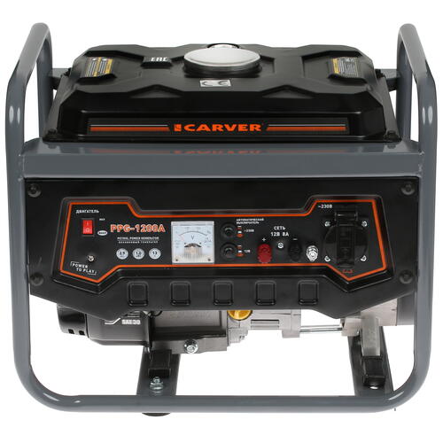 Купить Электрогенератор   бензиновый Carver PPG-1200А  1081874. Характеристики, отзывы и цены в Донецке