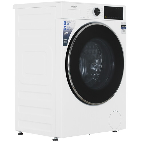Купить Стирально-сушильная машина DEXP WD-8B1G белый  9263256. Характеристики, отзывы и цены в Донецке