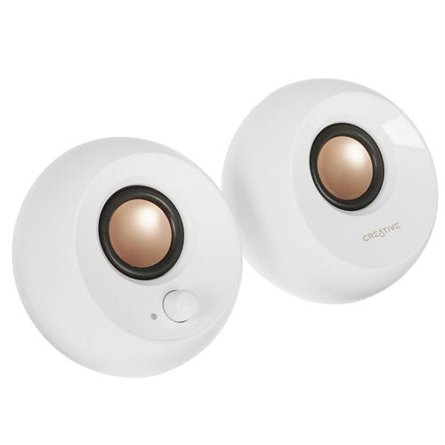 Купить Колонки Creative PEBBLE белый  4837262. Характеристики, отзывы и цены в Донецке