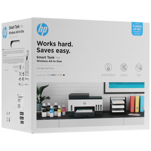 Купить МФУ струйное HP Smart Tank 750  4862764. Характеристики, отзывы и цены в Донецке