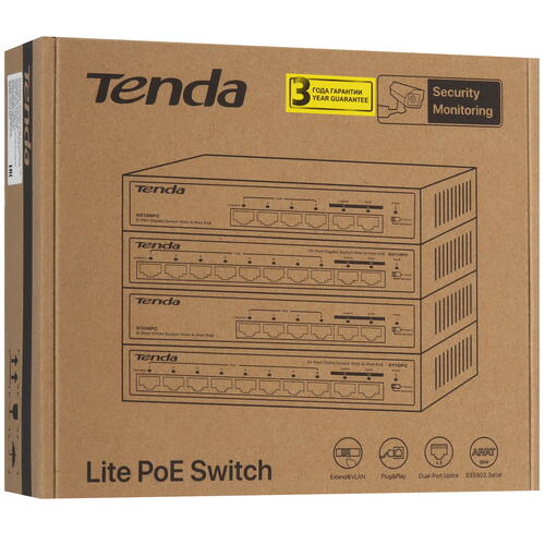 Купить Коммутатор Tenda S110PC  9114620. Характеристики, отзывы и цены в Донецке