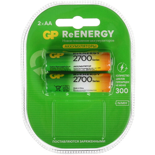 Купить Аккумулятор GP 270AAHC-2DECRC2 2700 мА*ч  5634198. Характеристики, отзывы и цены в Донецке