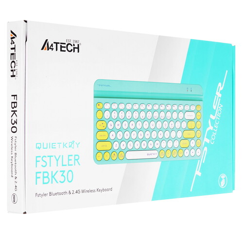 Купить Клавиатура  беспроводная A4Tech Fstyler FBK30  5088440. Характеристики, отзывы и цены в Донецке