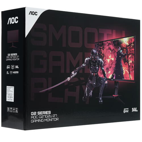 Купить 27" Монитор AOC Q27G2U/BK черный  1385540. Характеристики, отзывы и цены в Донецке