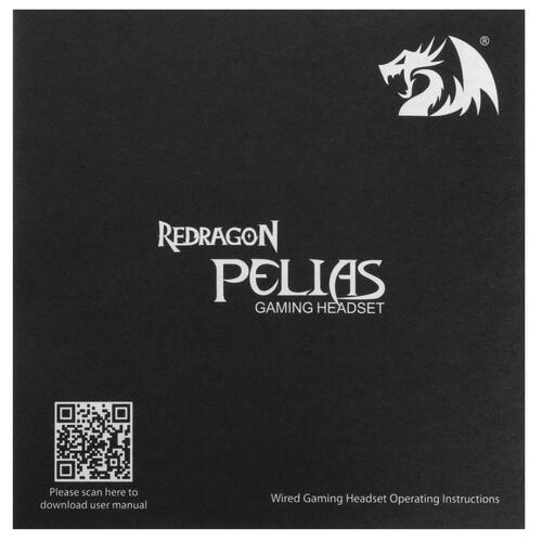Купить Проводные наушники Redragon Pelias черный 2024  5463208. Характеристики, отзывы и цены в Донецке