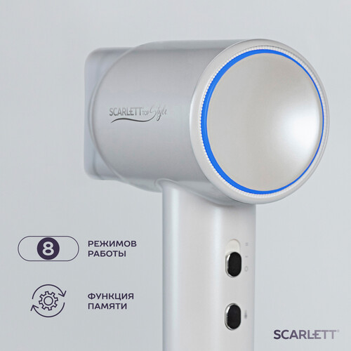 Купить Фен Scarlett SC-HD70I42 белый  9176051. Характеристики, отзывы и цены в Донецке