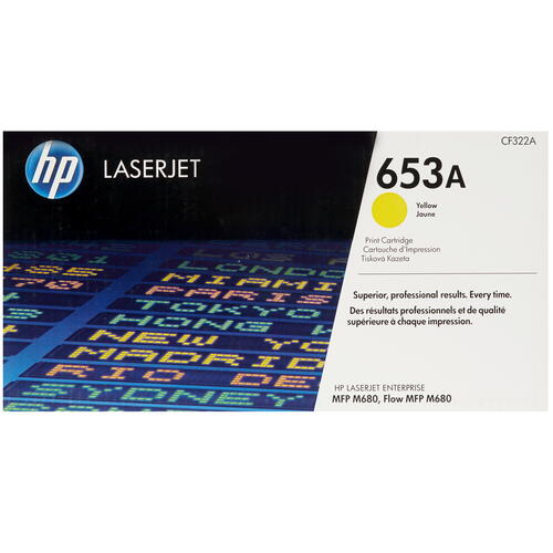 Купить Картридж лазерный HP 653A (CF322A) желтый  7936951. Характеристики, отзывы и цены в Донецке