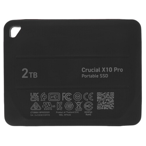 Купить 2000 ГБ Внешний SSD Crucial X10 Pro [CT2000X10PROSSD9]  5459730. Характеристики, отзывы и цены в Донецке