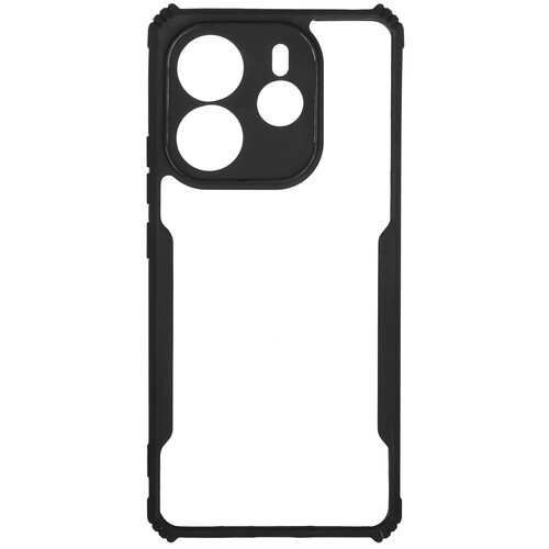 Купить Накладка  BoraSCO Sky Case для Xiaomi Redmi Note 14 черный/прозрачный  5615215. Характеристики, отзывы и цены в Донецке