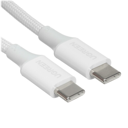 Купить Кабель круглый Ugreen USB Type-C - USB Type-C белый 1 м  9179495. Характеристики, отзывы и цены в Донецке