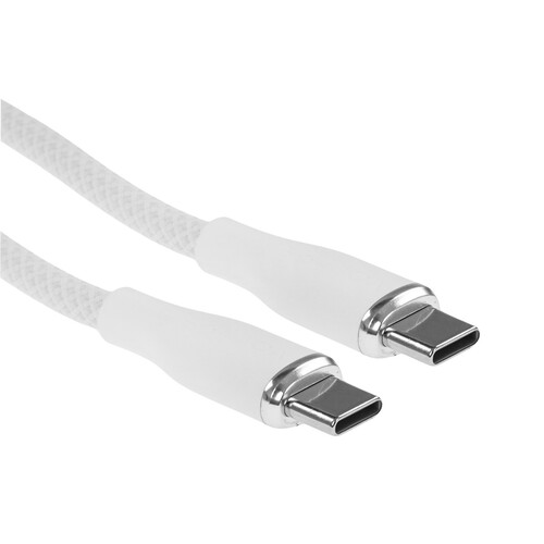 Купить Кабель круглый VOLTME USB Type-C - USB Type-C белый 2 м  9210883. Характеристики, отзывы и цены в Донецке