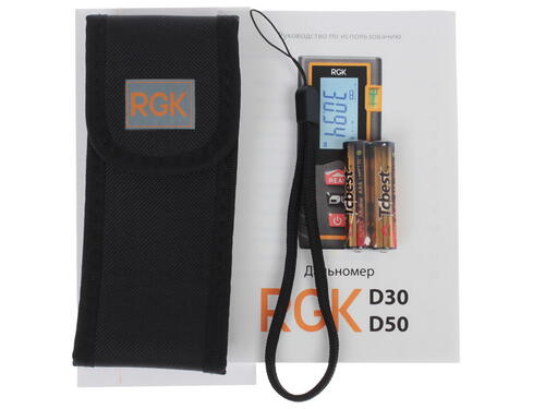 Купить Лазерный дальномер RGK D50  1098771. Характеристики, отзывы и цены в Донецке