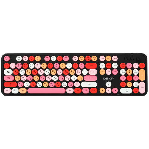 Купить Клавиатура+мышь беспроводная   DEXP Black Candy черный  5410046. Характеристики, отзывы и цены в Донецке