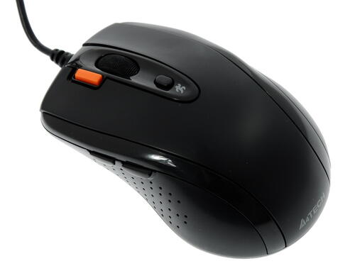 Купить Мышь проводная A4Tech N-70FX  черный  0133598. Характеристики, отзывы и цены в Донецке