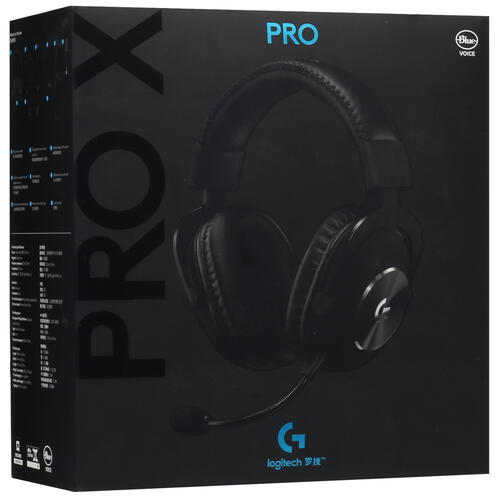 Купить Проводные наушники Logitech G PRO X черный 2019  5058001. Характеристики, отзывы и цены в Донецке