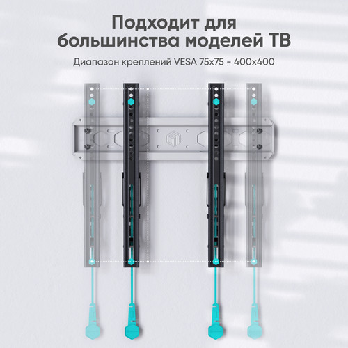 Купить Кронштейн для ТВ ONKRON TM5 белый  9350536. Характеристики, отзывы и цены в Донецке