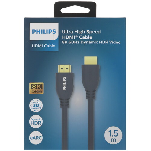 Купить Кабель  Philips HDMI - HDMI, 1.5 м  5492608. Характеристики, отзывы и цены в Донецке