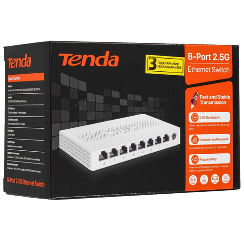 Купить Коммутатор Tenda SM108  9191838. Характеристики, отзывы и цены в Донецке