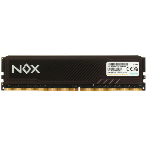 Купить Оперативная память Apacer NOX [AH4U08G32C28YMBAA-1] 8 ГБ  5095692. Характеристики, отзывы и цены в Донецке