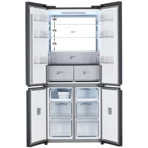 Купить Холодильник многодверный   Midea MDRM706BIE70 серый  5490125. Характеристики, отзывы и цены в Донецке