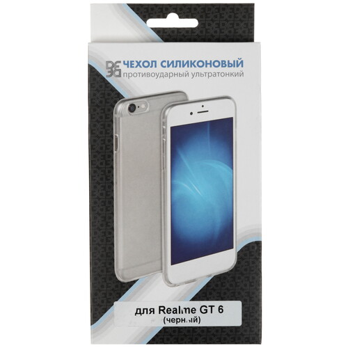 Купить Накладка  DF Case для realme GT 6/ 6T черный  5485583. Характеристики, отзывы и цены в Донецке