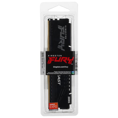 Купить Оперативная память Kingston Fury Beast Black AMD [KF556C36BBE-8] 8 ГБ  5093296. Характеристики, отзывы и цены в Донецке