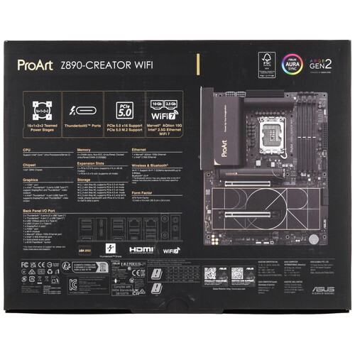 Купить Материнская плата ASUS ProArt Z890-CREATOR WIFI  5620951. Характеристики, отзывы и цены в Донецке