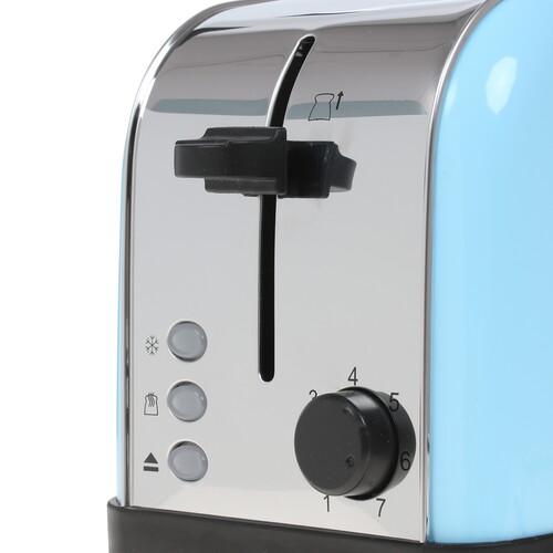 Купить Тостер Kitfort КТ-2014-4 голубой  8115581. Характеристики, отзывы и цены в Донецке