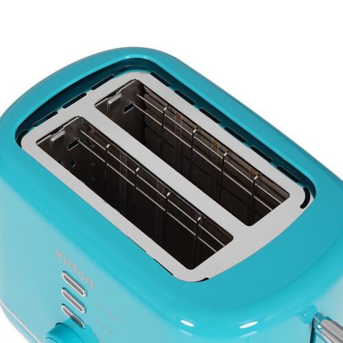 Купить Тостер Kitfort KT-2050-3 голубой  5343954. Характеристики, отзывы и цены в Донецке