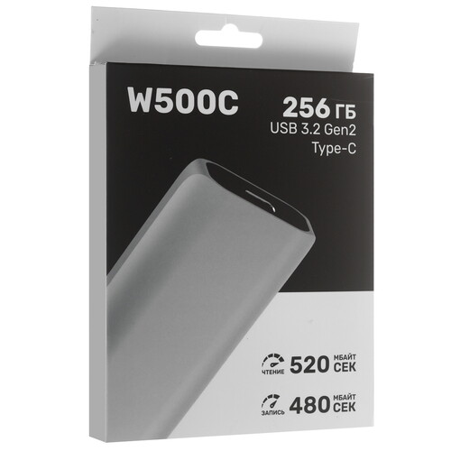 Купить 256 ГБ Внешний SSD DEXP W500C  5457712. Характеристики, отзывы и цены в Донецке