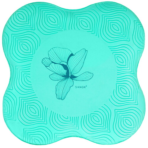 Купить Коврик под колени для йоги Sangh Flower, 20х20 см, цвет бирюзовый  9137825. Характеристики, отзывы и цены в Донецке