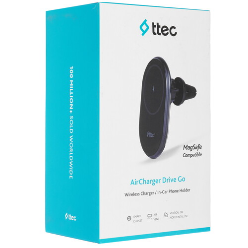 Купить Держатель автомобильный TTEC AirCharger Drive Go черный  9202665. Характеристики, отзывы и цены в Донецке