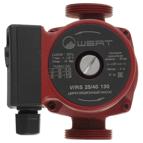 Купить Циркуляционный насос WertRus WRS 25/40-130  9001384. Характеристики, отзывы и цены в Донецке