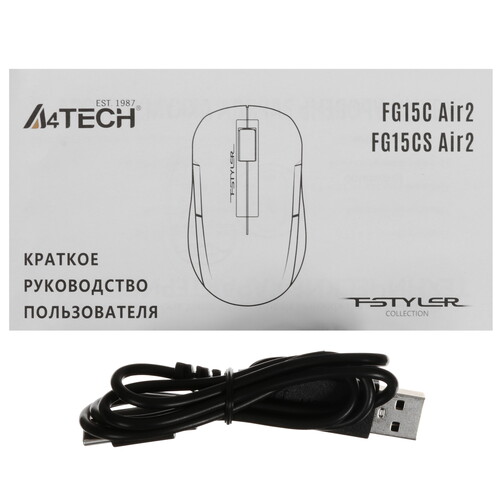 Купить Мышь беспроводная A4Tech Fstyler FG15CS Air2  5605441. Характеристики, отзывы и цены в Донецке