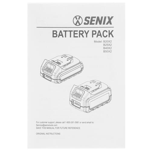 Купить Аккумулятор SENIX B20X2 20 Volt Max X2  9067945. Характеристики, отзывы и цены в Донецке