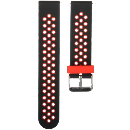 Купить Ремешок Red Line универсальный 20 мм черный/красный  5607827. Характеристики, отзывы и цены в Донецке