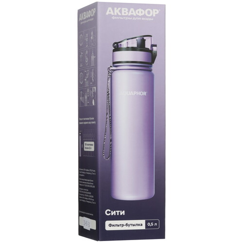 Купить Фильтр-бутылка Аквафор Сити 525494  9182652. Характеристики, отзывы и цены в Донецке