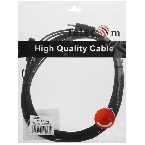 Купить Кабель   Telecom 3.5 mm jack - 3.5 mm jack черный  5471377. Характеристики, отзывы и цены в Донецке