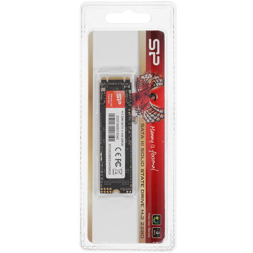Купить 256 ГБ M.2 SATA накопитель Silicon Power A55 [SP256GBSS3A55M28]  1639306. Характеристики, отзывы и цены в Донецке