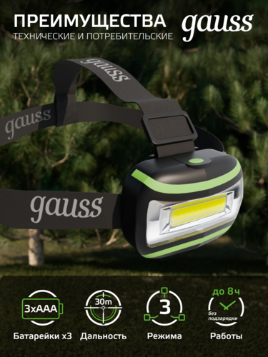 Купить Фонарь Gauss GFL307  9174967. Характеристики, отзывы и цены в Донецке