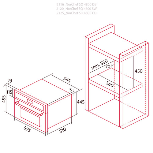 Купить Электрический духовой шкаф NODOR SO 4800 SW белый  9225905. Характеристики, отзывы и цены в Донецке