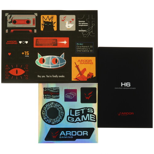 Купить Проводные наушники ARDOR GAMING H6 черный 2025  9183513. Характеристики, отзывы и цены в Донецке