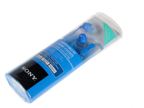 Купить Проводные наушники Sony MDR-EX15APLI синий  0198723. Характеристики, отзывы и цены в Донецке