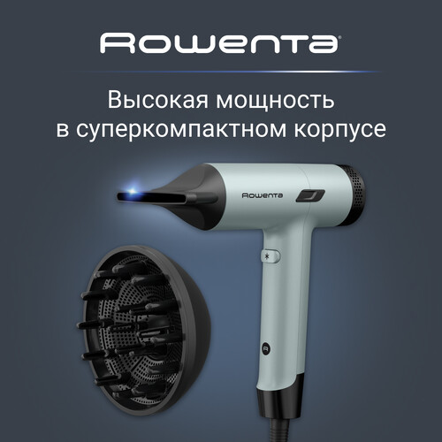 Купить Фен Rowenta HY7120E0 зеленый/черный  9278092. Характеристики, отзывы и цены в Донецке