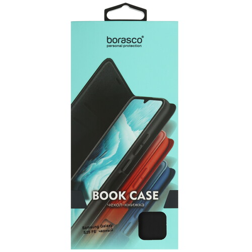 Купить Чехол-книжка  BoraSCO для Samsung Galaxy S25 FE черный  5636829. Характеристики, отзывы и цены в Донецке