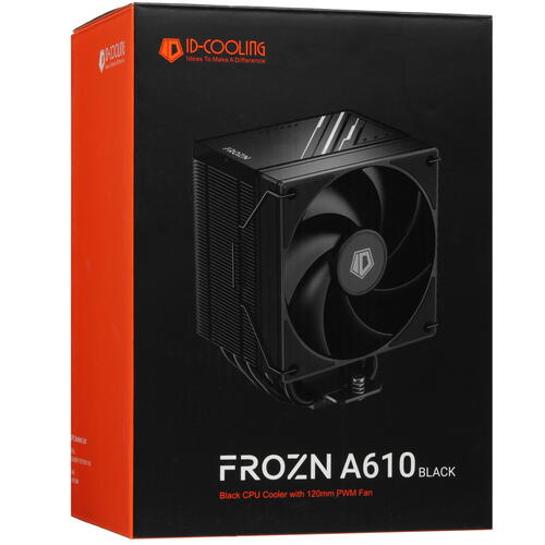 Купить Кулер для процессора ID-COOLING FROZN A610 BLACK  черный  5439063. Характеристики, отзывы и цены в Донецке