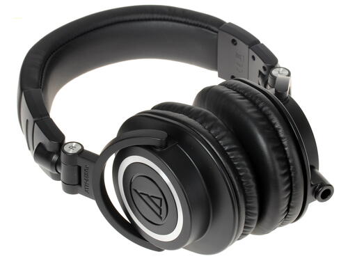 Купить Проводные наушники Audio-Technica ATH-M50X черный  6670635. Характеристики, отзывы и цены в Донецке